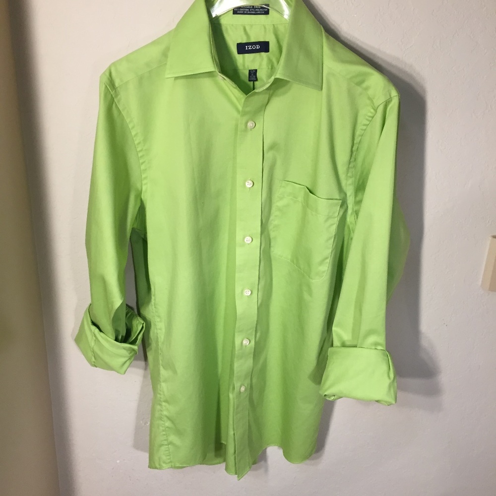 Men's Izod Slim Fit Dress Shirt, 15 32/33
